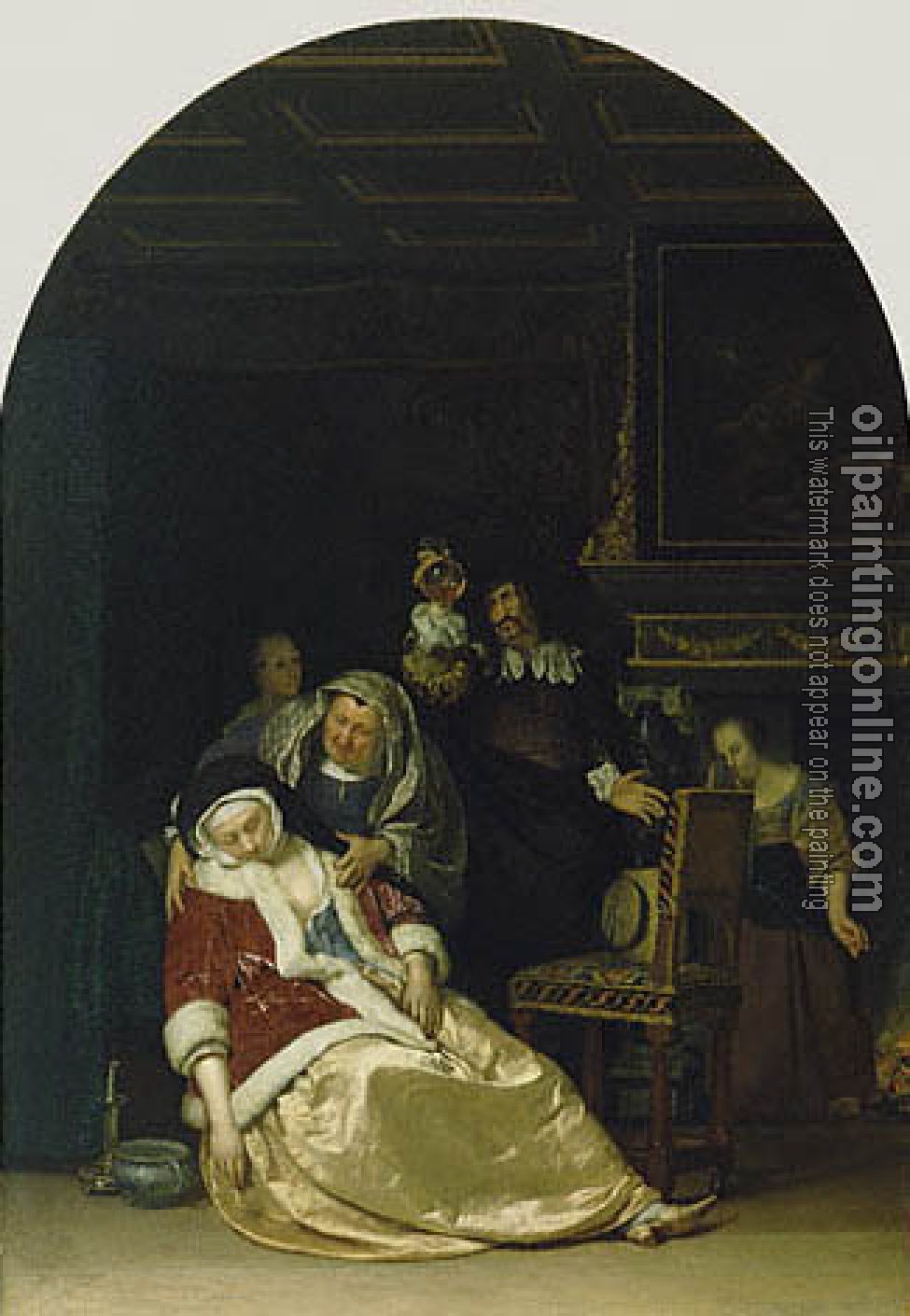 Frans van Mieris the Elder - The Doctors Visit